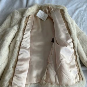 Vintage rabbit fur coat